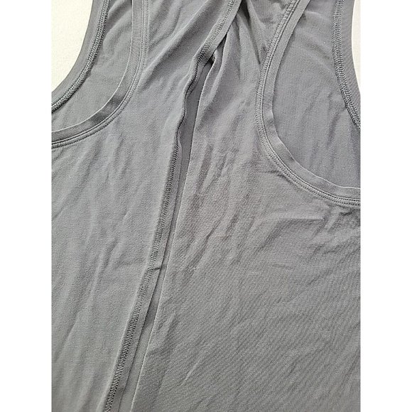 Lululemon Women 6* Black Open Back Tank Top Lightweight Vented Stretch Yoga Gym - Picture 5 of 8
